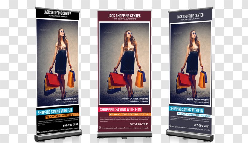 Web Banner Display Advertising - Multimedia - Holiday Roll-up Transparent PNG