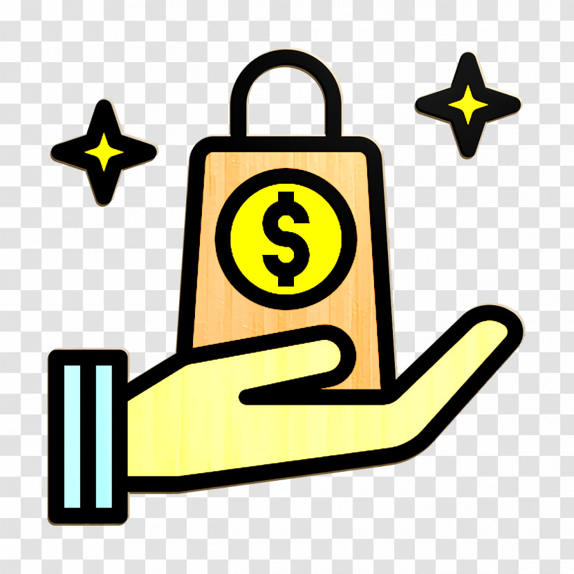 Hand Icon Shopping Bag Icon Shopping Icon Transparent PNG
