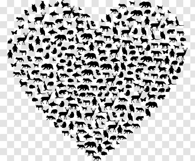 Phalène Animal Papillon Dog Heart Clip Art - Tree Transparent PNG