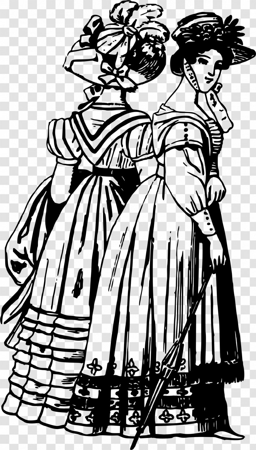French Fashion 1820s France Clip Art Transparent PNG