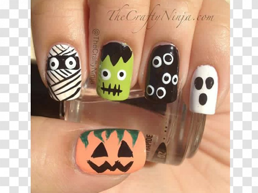 Nail Art Design Halloween Artificial Nails Cosmetics Transparent Png