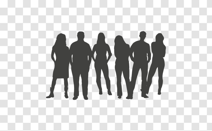 Silhouette Team Social Group - Human Behavior Transparent PNG