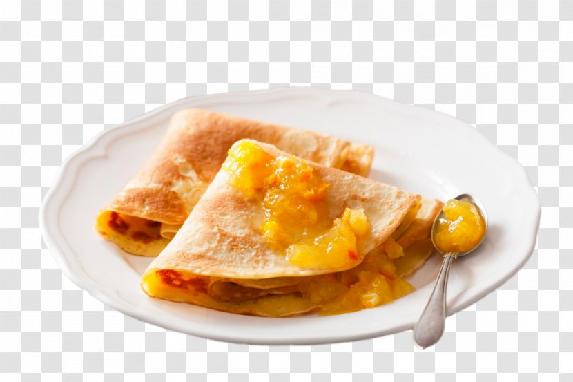 Marmalade Pancake Crxeape Galette Milk - Corn Sauce Pastry Transparent PNG