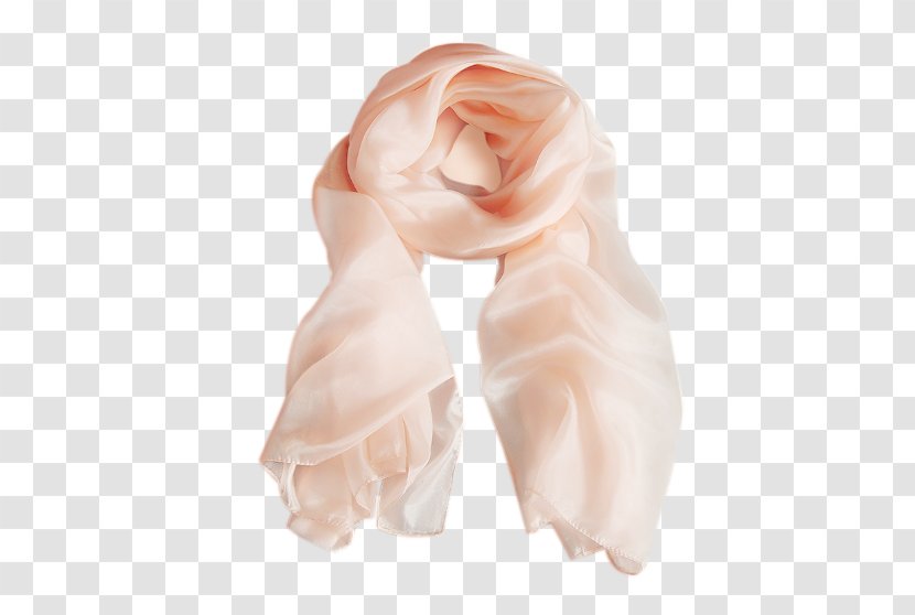 Hangzhou Scarf Silk Winter - Pink - Female Long Section Of Shawl Transparent PNG