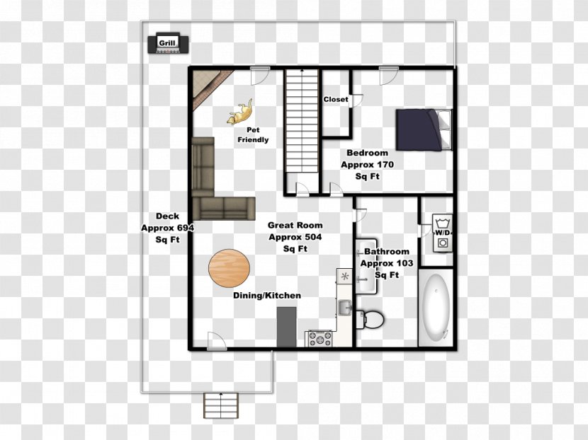 Floor Plan Brand Square Pattern - Area - Rental Homes Luxury Transparent PNG