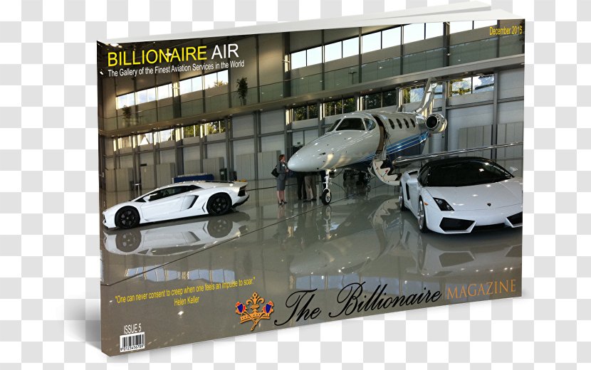 Billionaire Supercar Magazine Aviation - Car Transparent PNG