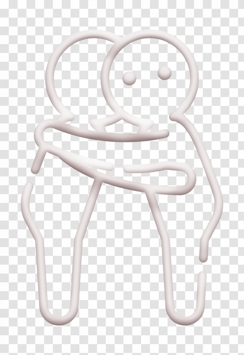 Hug Icon Happiness Icon Transparent PNG