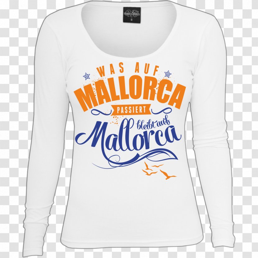 Long-sleeved T-shirt Majorca 2018 Mallorca Open Top Transparent PNG