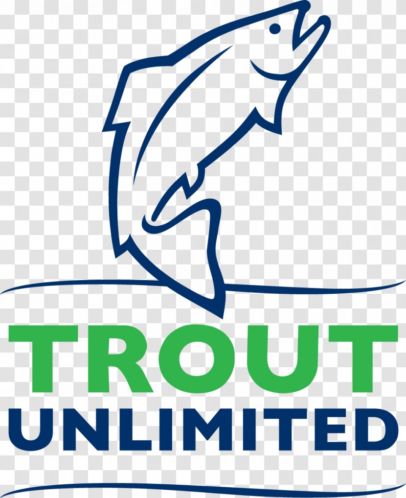 Trout Unlimited United States Cutthroat Stream Restoration Salmonids - Black And White - Applications Vector Transparent PNG