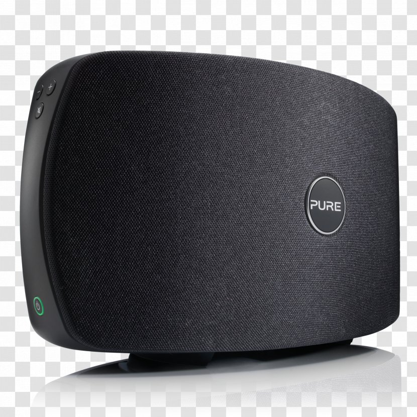 Loudspeaker Multiroom Wireless Speaker Graphite Multimedia - Flower - Pure Black Transparent PNG