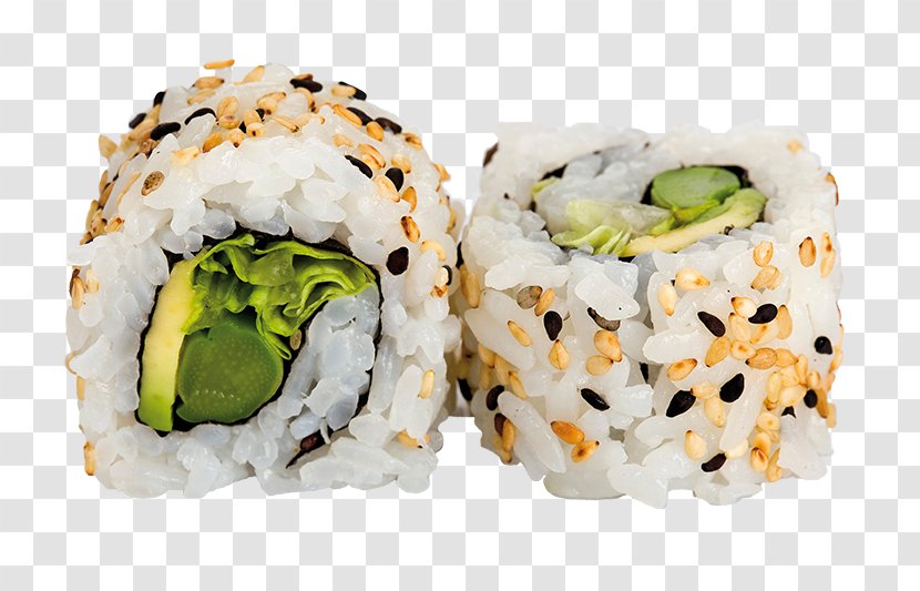 California Roll Sashimi Gimbap Sushi Philadelphia - Garnish Transparent PNG