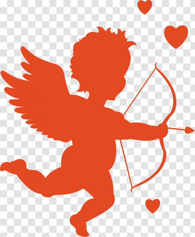 Bullying And Harassment Valentine's Day 12th Annual) Cupid Atkinson Baptist Church - Feeling - Valentine Silhouette Png Transparent PNG