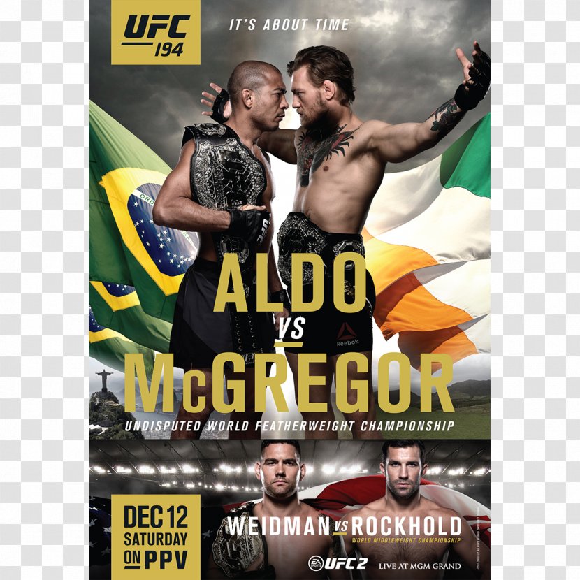 UFC 194: Aldo Vs. McGregor 212: Holloway 202: Diaz 2 196: 189: Mendes - Nate - Boxing Transparent PNG