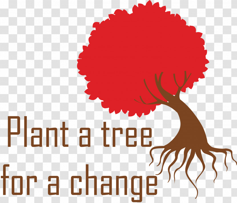 Plant A Tree For A Change Arbor Day Transparent PNG