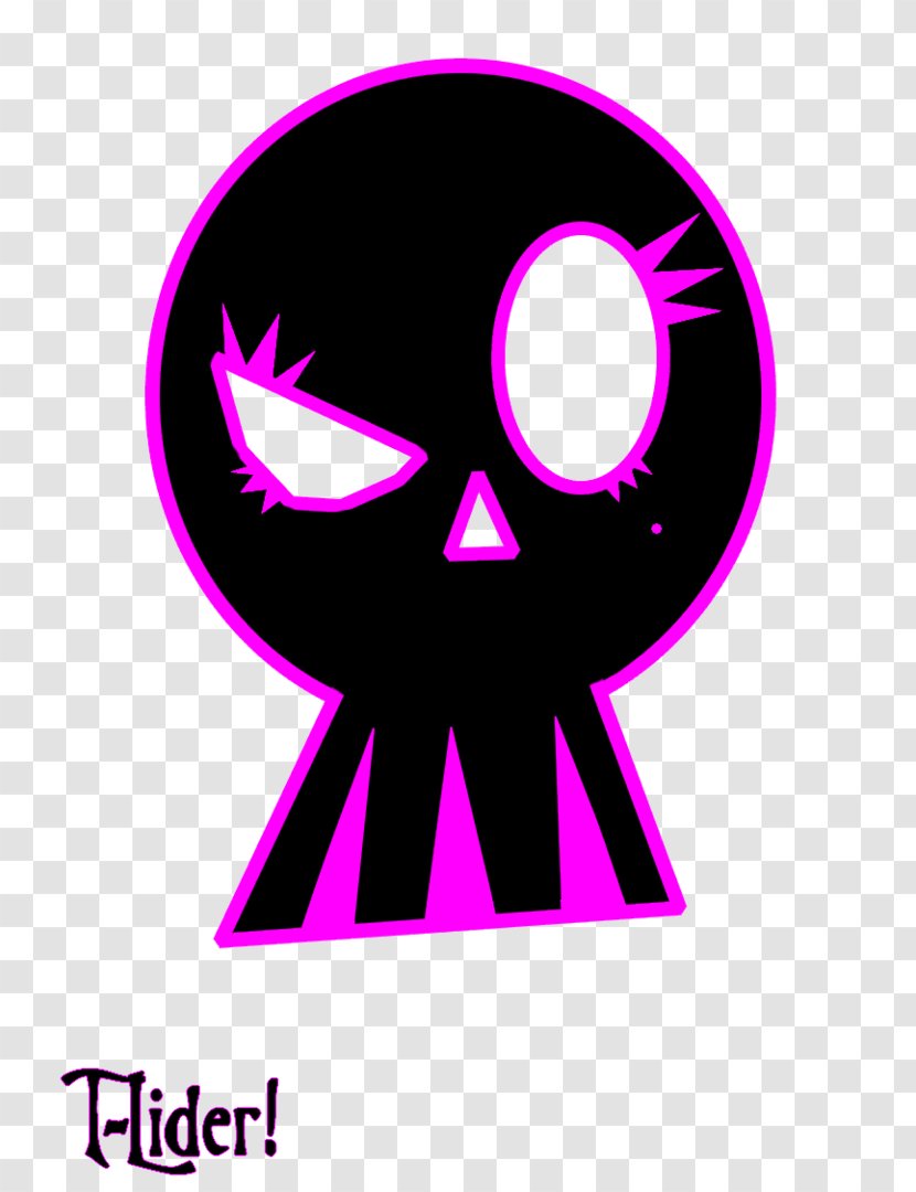 Pink M Line Character Logo Clip Art - Violet Transparent PNG