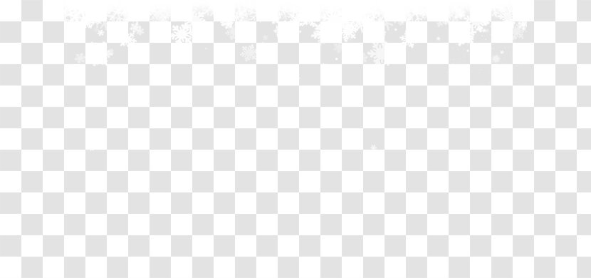 White Black Pattern - Monochrome - Snowflake Transparent PNG