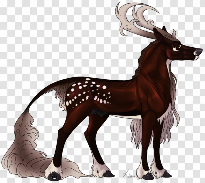 Reindeer Qilin Art Antler - Mythical Creature Transparent PNG