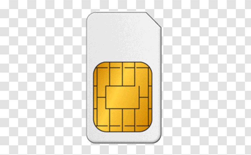 Subscriber Identity Module Mobile Phones T-Mobile Micro SIM - Yellow - Sim Nho Transparent PNG