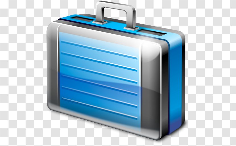Briefcase Clip Art - Electric Blue - Career, Case, Job, Suitcase, Travel, Work Icon Transparent PNG