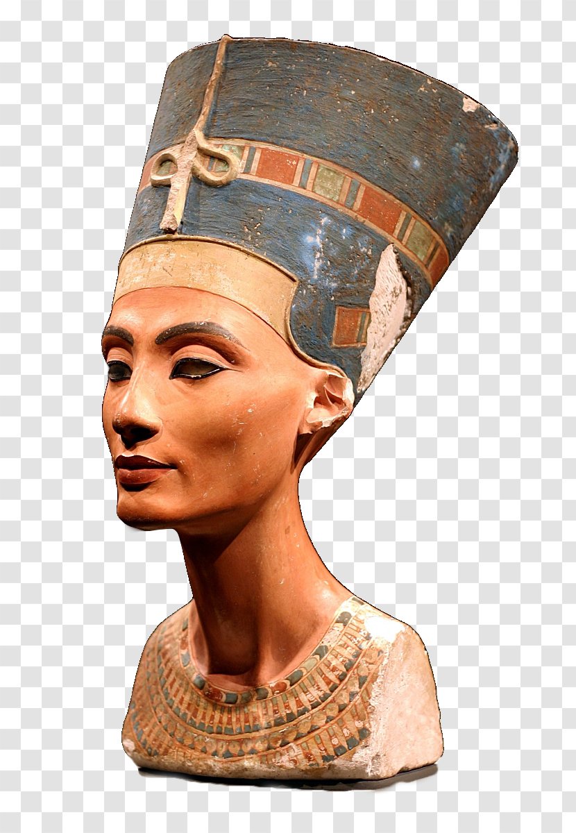 Thutmose Amarna Nefertiti Bust Ancient Egypt Faiyum - Neck - Tupac Transparent PNG