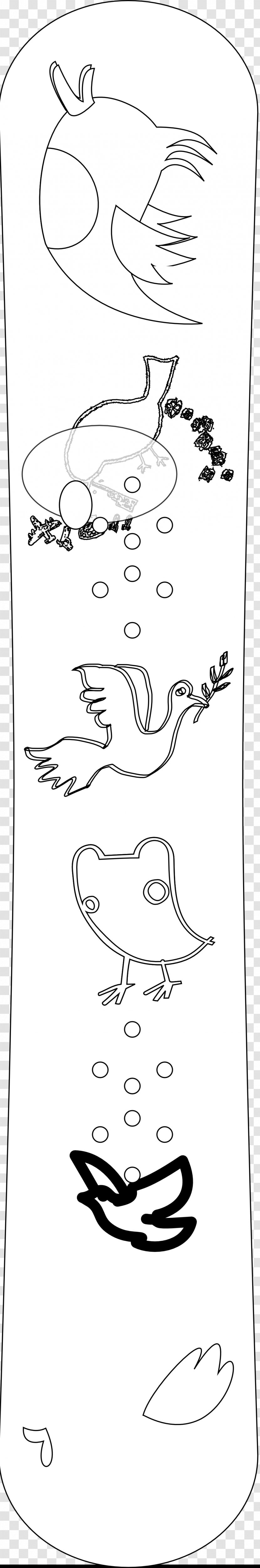 Shoe Line Art Point Animal Font - Flower - White Doves Transparent PNG