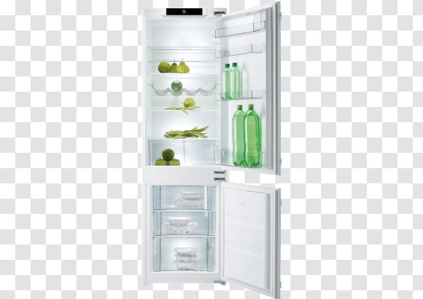 Auto-defrost Gorenje NRKI4181CW Fridge Freezer Frost Free 3 In Stock Refrigerator Freezers Transparent PNG