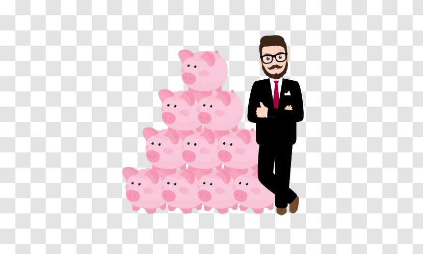 Physician Royalty-free Hipster Illustration - Istock - Pink Pig Transparent PNG