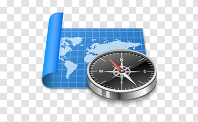 Compass World Map North - Cardinal Direction - Gps Coordinates Transparent PNG