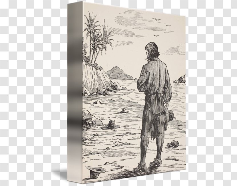 Robinson Crusoe Fine Art Island Painting - Poster Transparent PNG