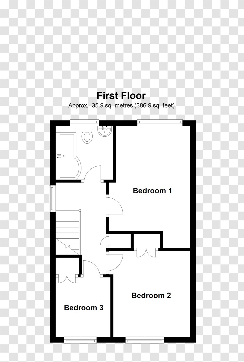 Terenure Castleknock Dundrum, Dublin Walkinstown Semi-detached - Bungalow - Cad Floor Plan Transparent PNG