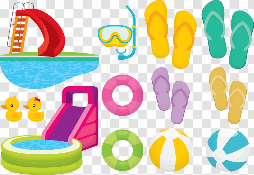 Euclidean Vector - Number - Swimming Equipment Transparent PNG