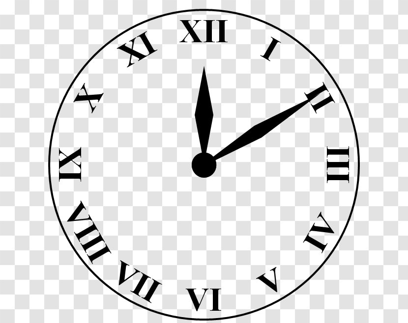 Clock Face Roman Numerals Numerical Digit Number - Symbol - Hand Type Transparent PNG