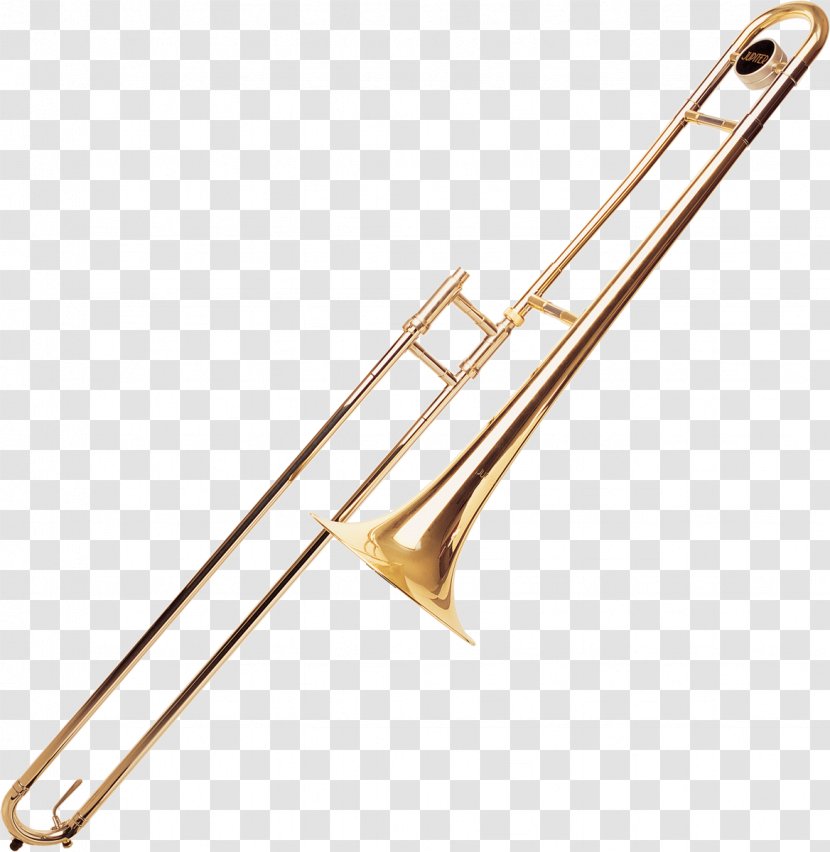 Trombone Musical Instruments Trumpet Brass French Horns - Tree Transparent PNG