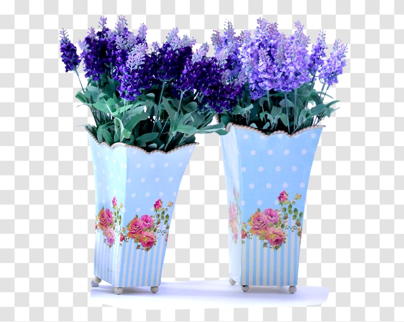 Template Download - Lavender - Purple Vase Transparent PNG