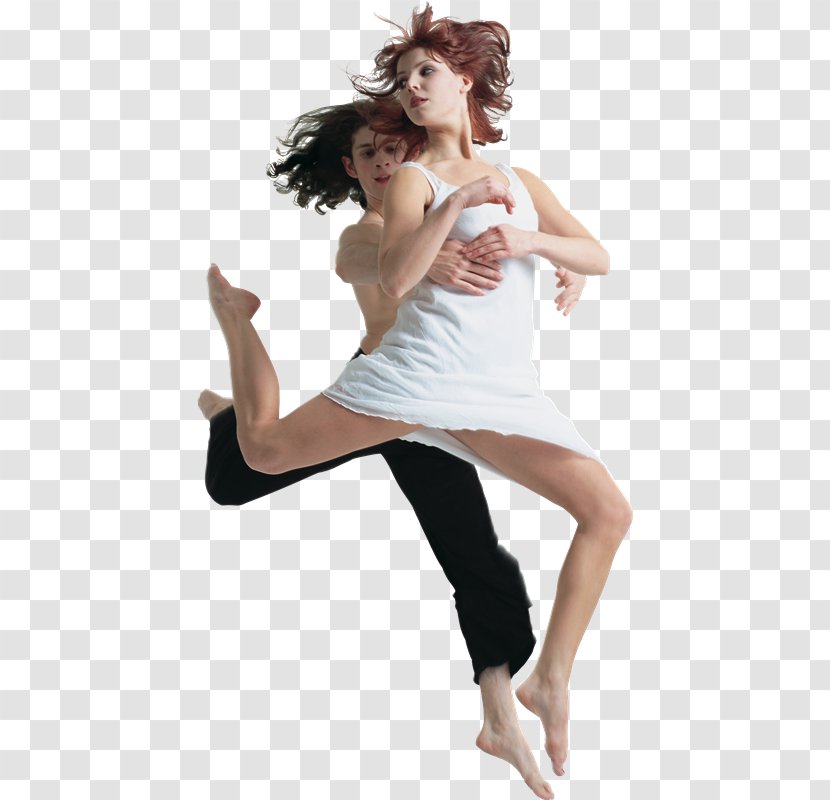 Modern Dance Ballet Dancer Hula - Silhouette - Pareja Transparent PNG