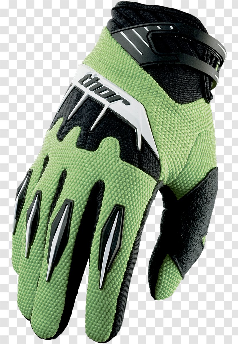 Motorcycle Helmets Glove Clothing Accessories - Green Transparent PNG