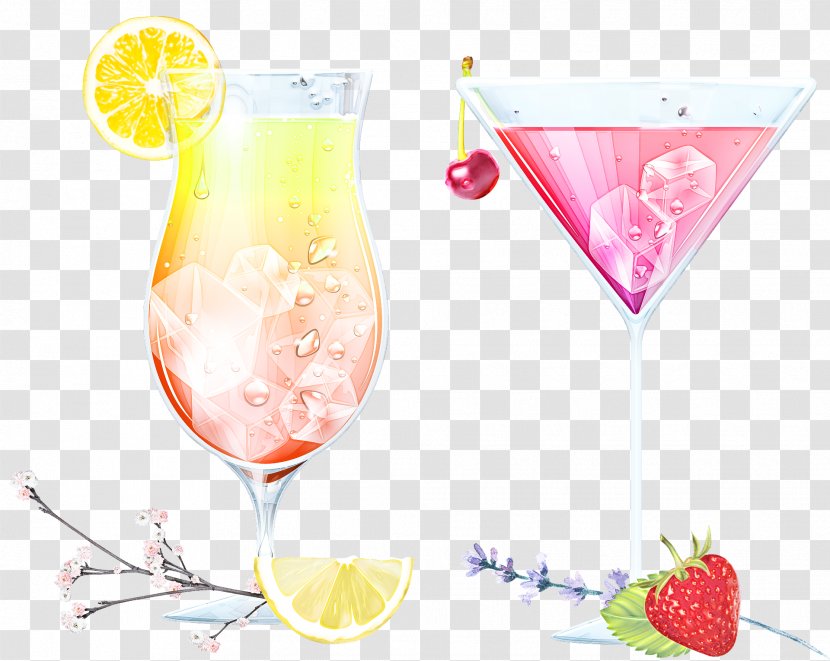 Drink Champagne Cocktail Alcoholic Beverage Non-alcoholic - Distilled Wine Transparent PNG