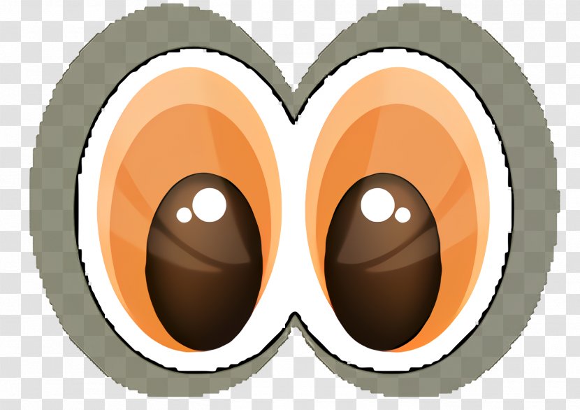 Eye Cartoon - Egg Brown Transparent PNG