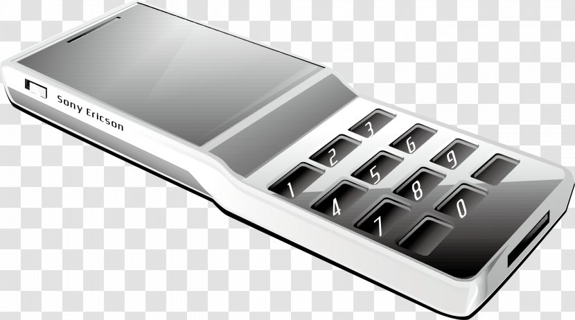 Mobile Phone - Hardware - Vector Model Transparent PNG