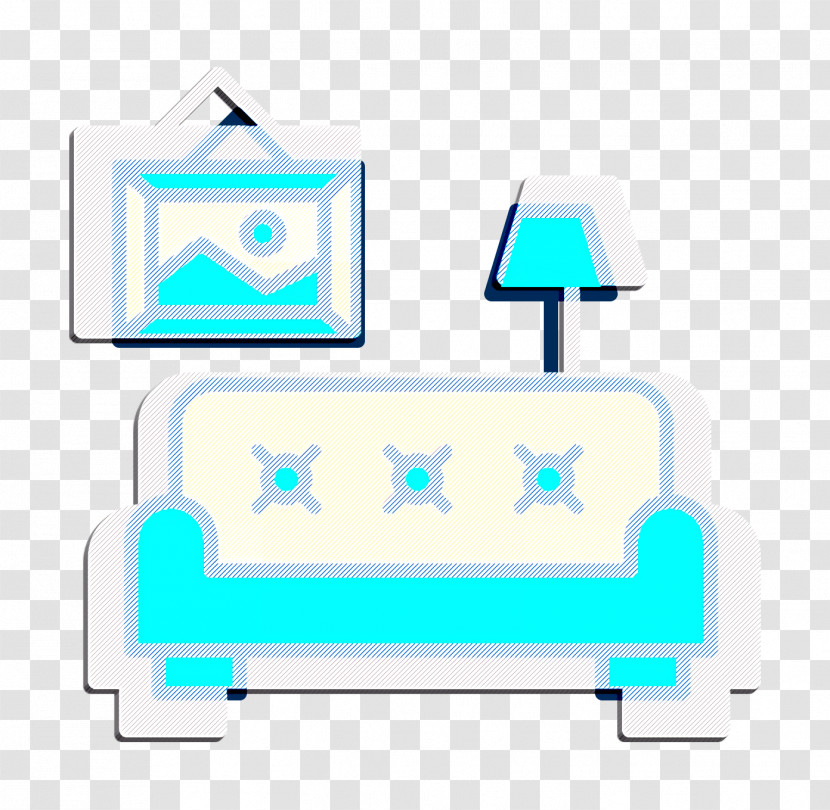 Interiors Icon Living Room Icon Sofa Icon Transparent PNG