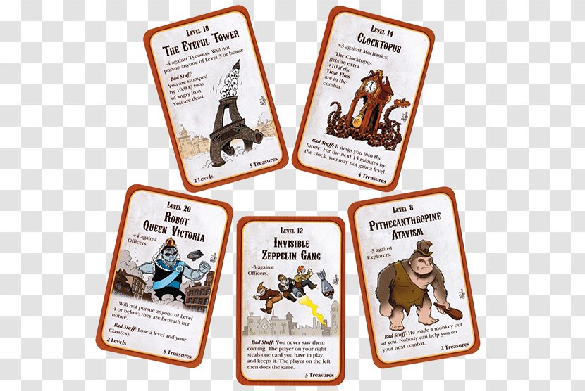 Steve Jackson Games Munchkin Steampunk Deluxe Playing Card - Board Game - Advertising Transparent PNG