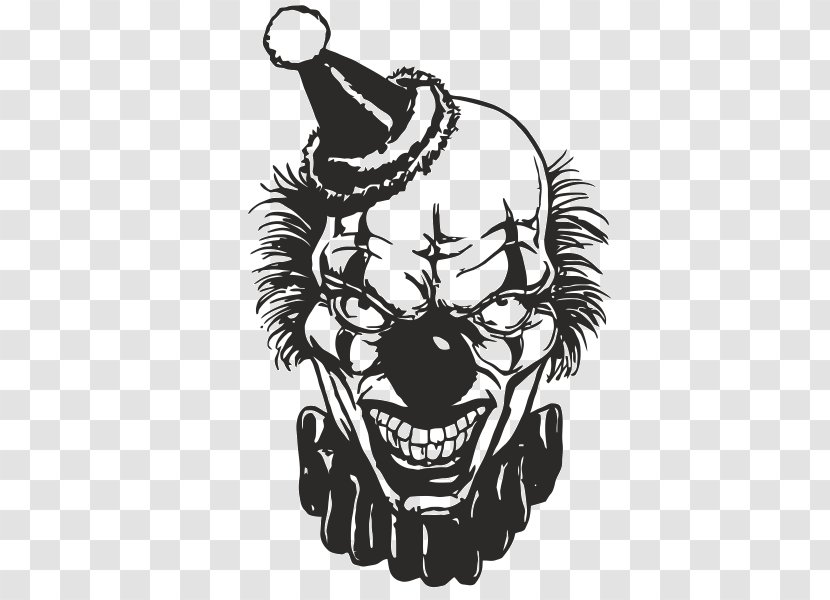 Legendary Creature Visual Arts Headgear Clip Art - Evil Clown Transparent PNG