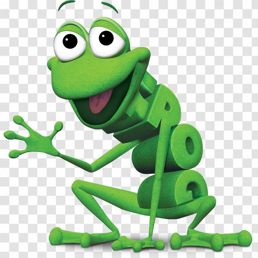 PBS Kids Animated Cartoon Frog Code Word World - Drawing Transparent PNG