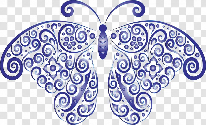 Butterfly Clip Art - Wing - Floral Background Transparent PNG