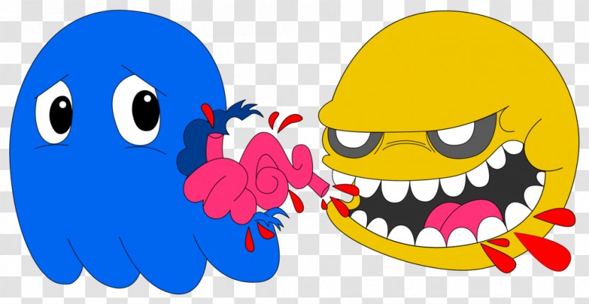 Pac-Man Drawing Fan Art Slenderman Video Game - Emoticon - Pac Man Transparent PNG