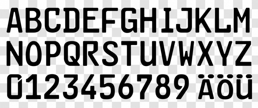 Open-source Unicode Typefaces FE-Schrift MyFonts Font - Number Transparent PNG