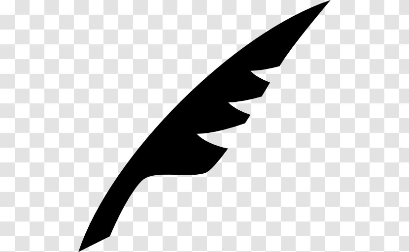 Quill Corp Paper Icon Design - Black And White - Pen Transparent PNG