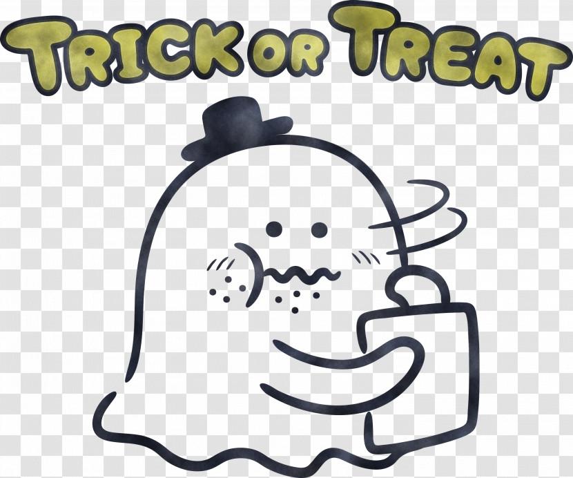 TRICK OR TREAT Happy Halloween Transparent PNG