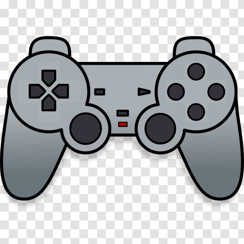 PlayStation 2 3 Game Controllers Gamepad Clip Art - Cartoon Transparent PNG