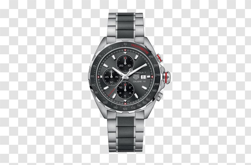 TAG Heuer Men's Formula 1 Calibre 16 Chronograph Watch Carrera Day-Date - Bracelet - Casio Reloj De Mano Transparent PNG